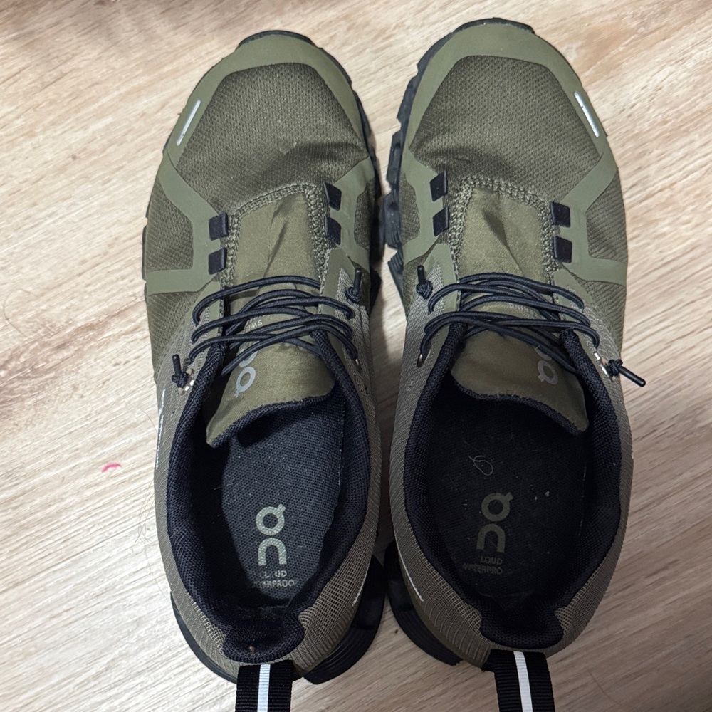 On Running Women's Cloud Sneakers in Olive Green